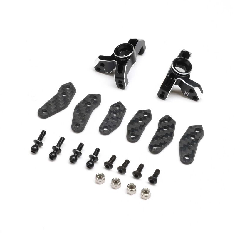 Black Aluminum Spindle Set (Losi 22S Sprint), TLR-1062