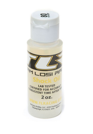 Team Losi TLR74016 Certified Silicone Shock Oil 2oz: 80wt