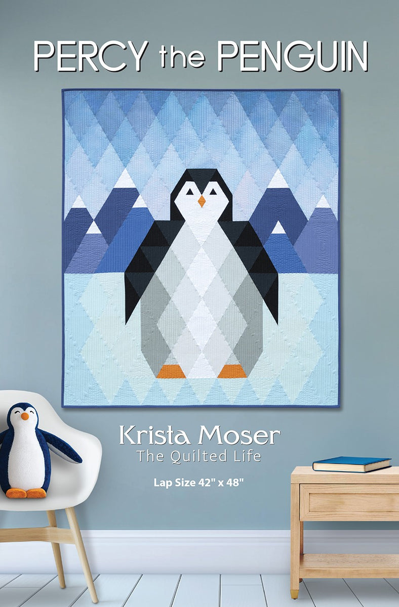 Percy the Penguin Quilt Pattern by Krista Moser