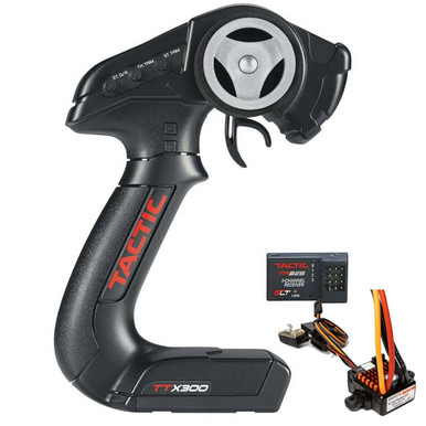 Tactic TTX300 3 Channel SLT Radio System w/TR325 Rx w/Spektrum Brushed ESC