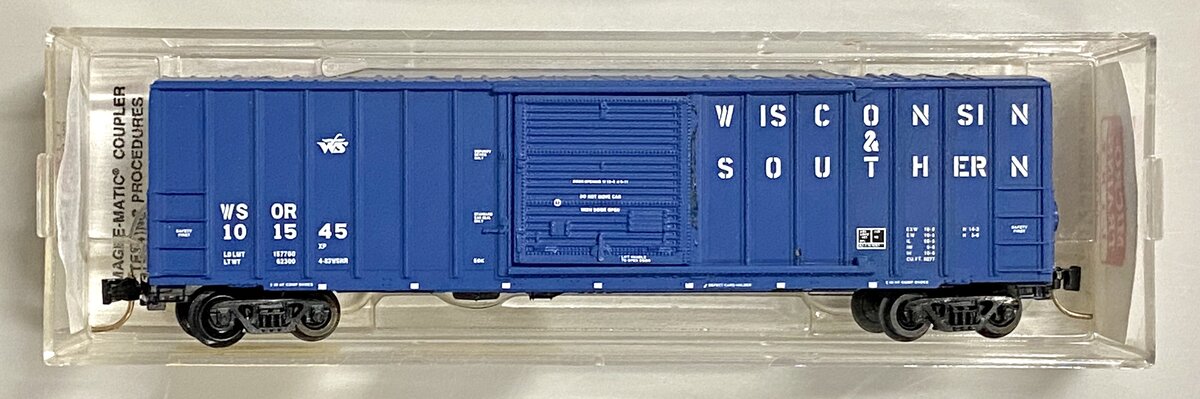Micro-Trains 02500570 N Scale WSOR 50' Single Door Rib Side Boxcar #101545
