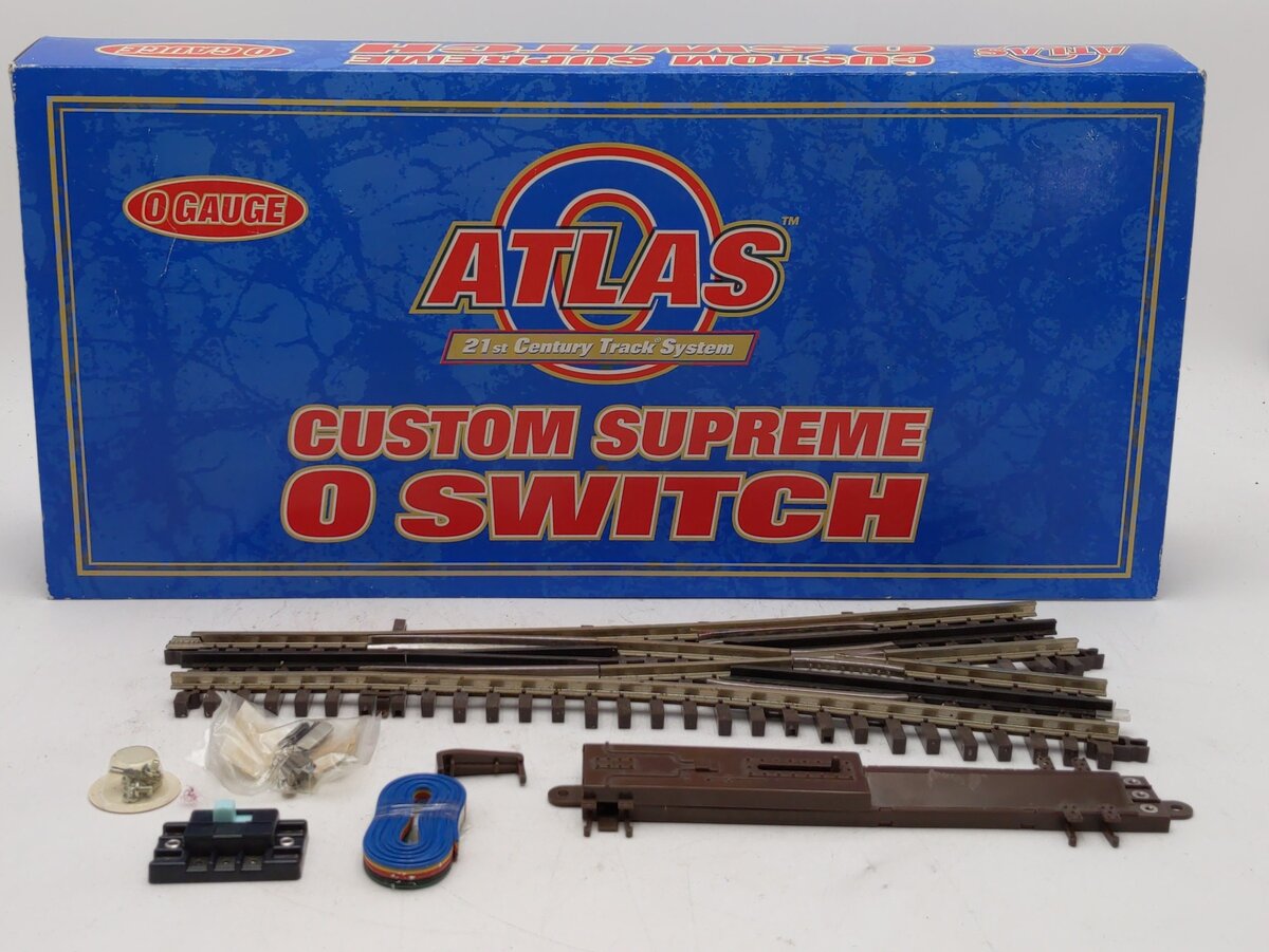 Atlas 6074 O Gauge Nickel Silver O-72 Wye Remote Switch Turnout