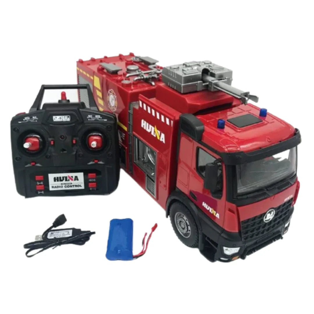 Huina 1/14 RC Fire Truck with Functional Water Pump