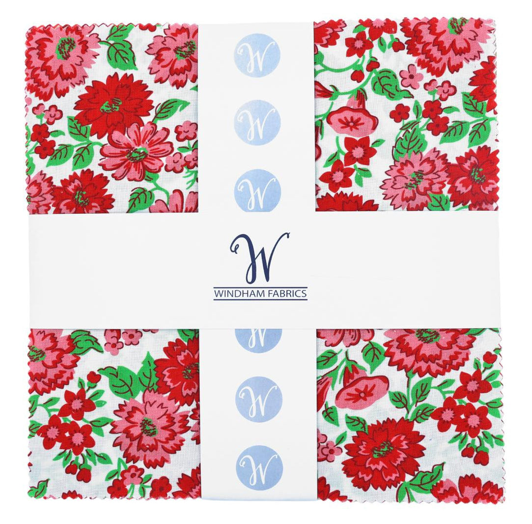 Windham Fabrics - Merry-Go-Round 10x10 Squares by Whistler Studio 42 pcs