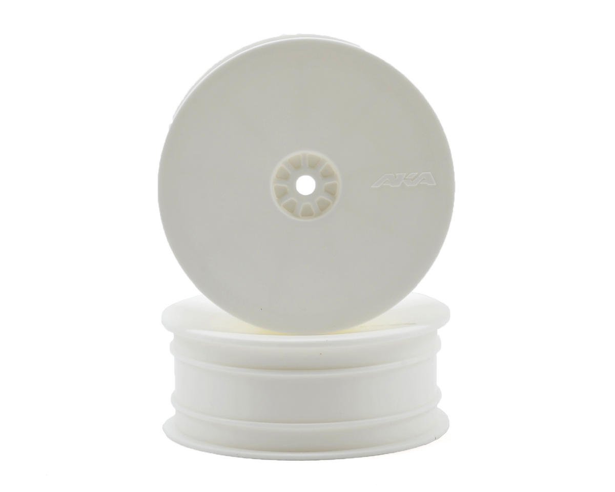 AKA 12mm Hex "HEXlite" 2.2 Front Wheels (2) (B6/RB6) (White), AKA23202W