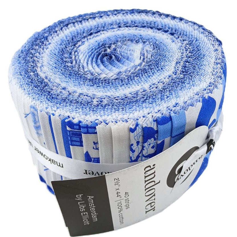 Andover - Amsterdam 2.5" Strip Roll by Libs Elliott 40 pcs