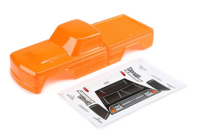ECX 1/10 AMP Crush Painted Body Orange w/Decals