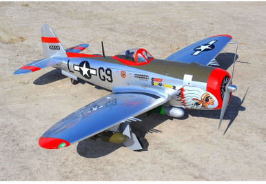 Seagull Models 2024 NEW 70" P-47D Thunderbolt Chief Ski-U-Mah 35cc ARF w/out Retracts