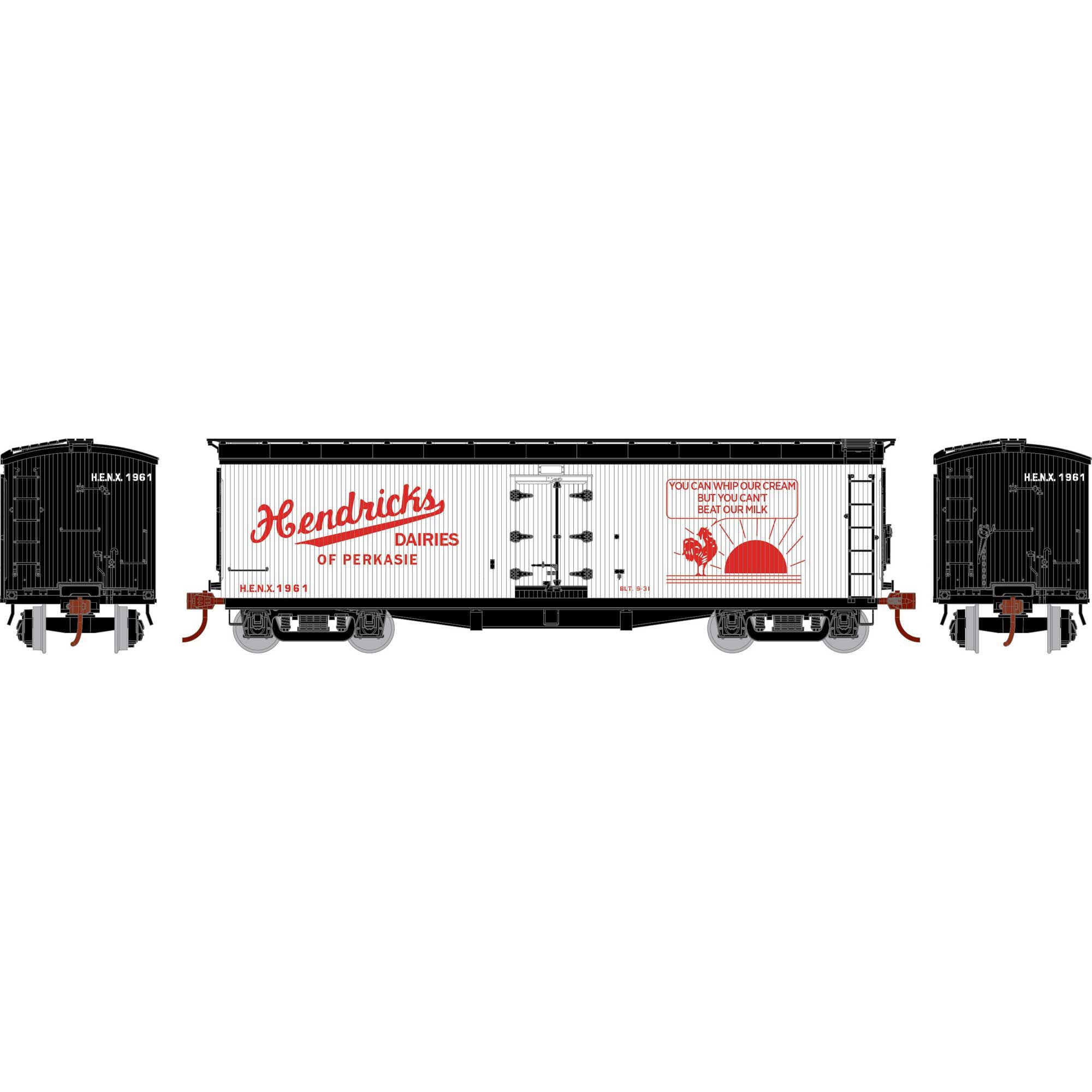 N ATH 40' Pfaudler Wood Milk Car (ATH-2477)