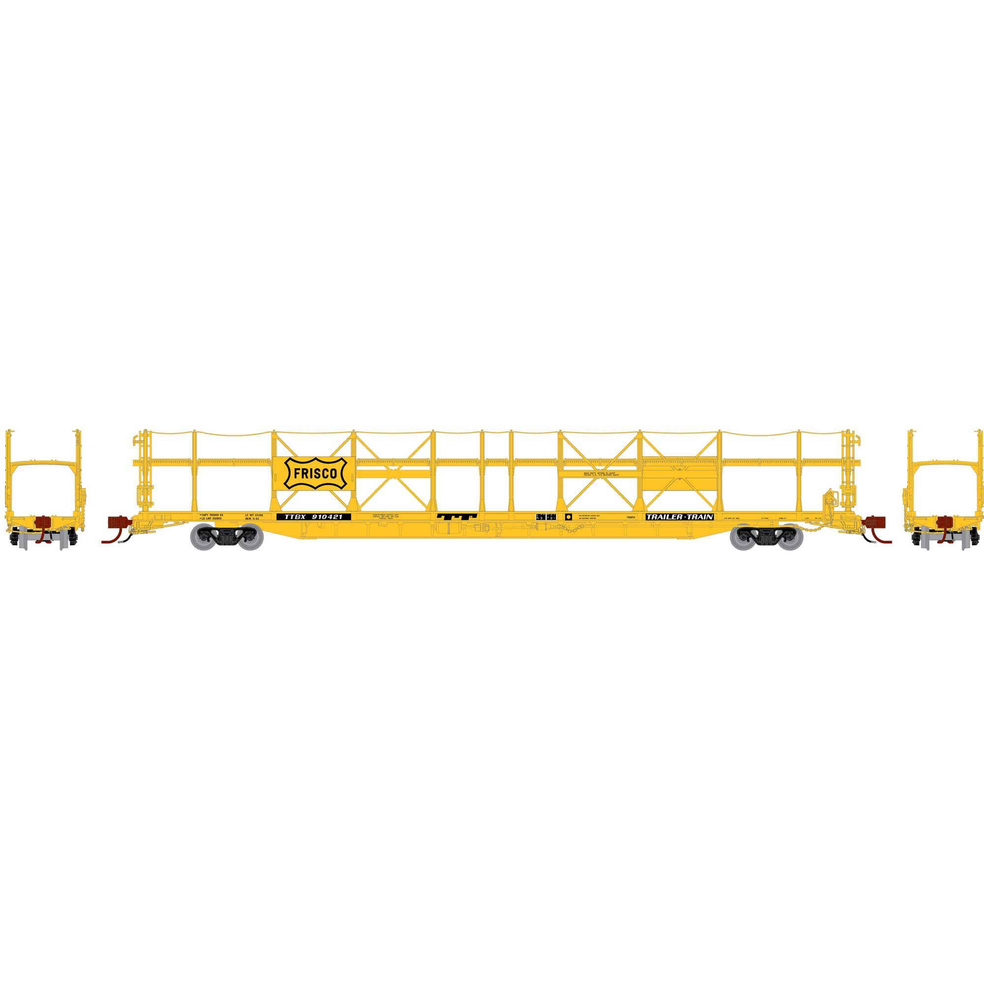 N F89F Bi-Level Auto Rack SLSF/TTBX #910421 (ATHG-1788)