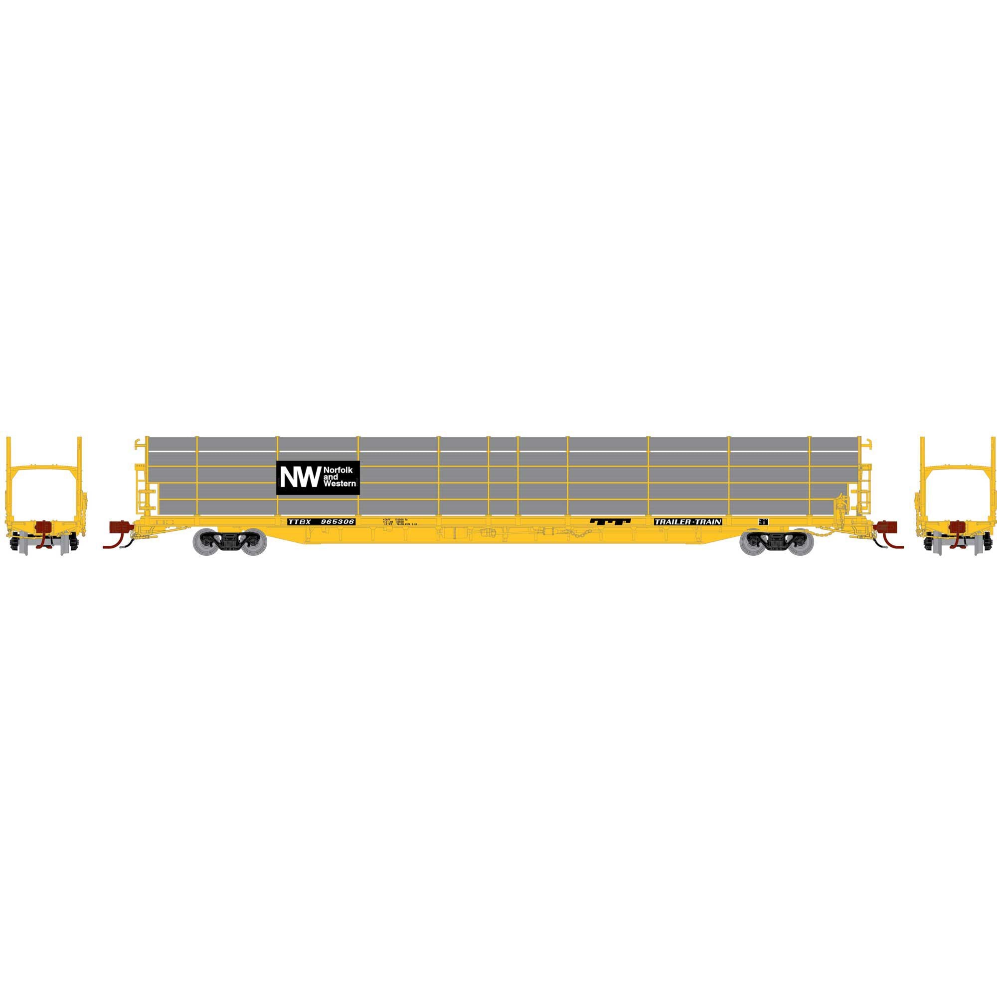 N F89F Bi-Level Auto Rack Legendary Liveries NW/TTBX #965306 (ATHG-1804)
