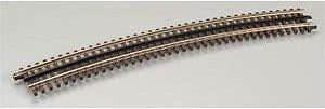 Atlas O 6013 O Scale 21st Nickel Silver Rail w/Brown Ties - 3-Rail -- O-90 Curve