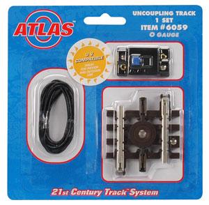 Atlas O 6059 O Scale Nickel Silver Rail 3-Rail -- Uncoupler - 1-3/4" 4.4cm