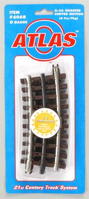 Atlas O 6068 O Scale 21st Century System Nickel Silver Rail 3-Rail -- O36 (4)