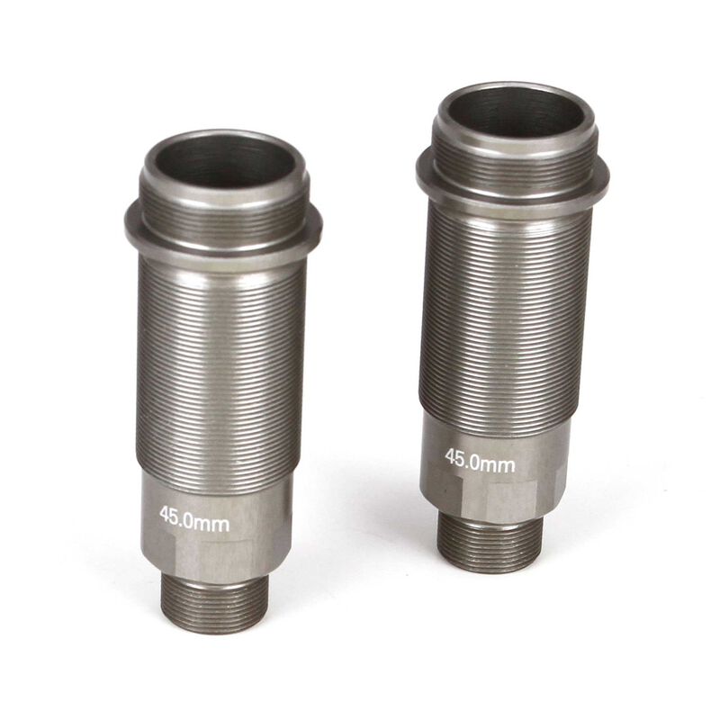 TLR233014 Shock Body, 45mm, G2, 3.5mm (2)