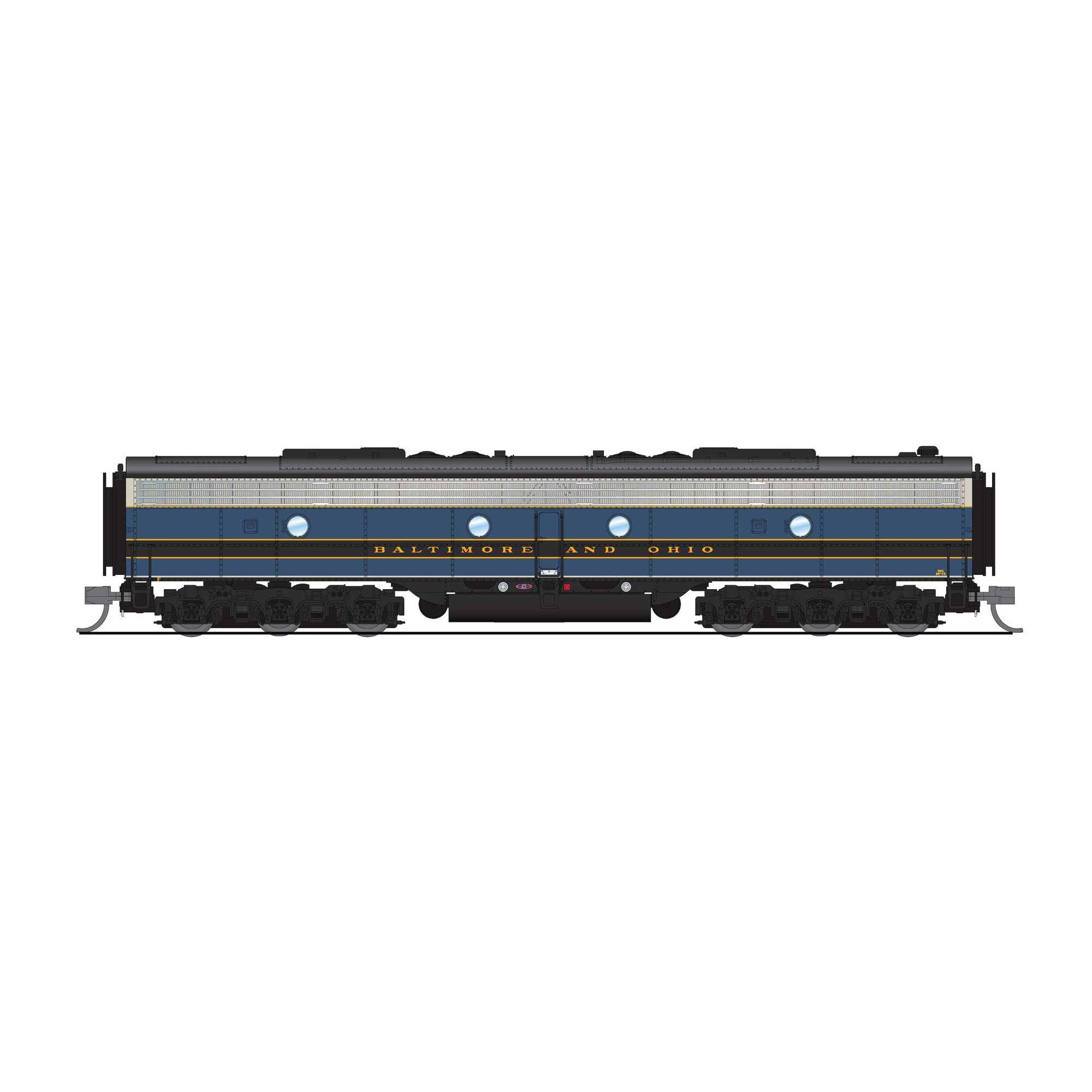 N EMD E8B Locomotive B&O 53X As-Delivered (BLI8843)