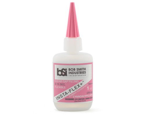 BSI Insta-Flex+ Clear Rubber Toughened Cyanoacrylate 1 oz.