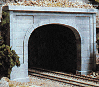 Woodland Scenics C1156 N Scale Double Track Tunnel Portal - Concrete