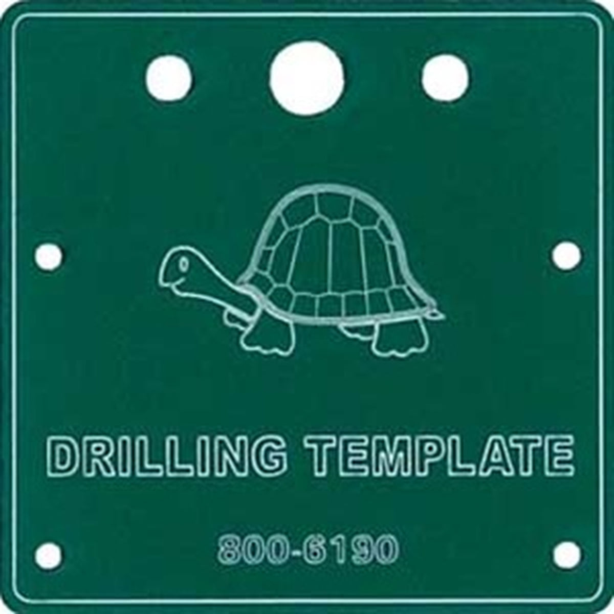 Circuitron 800-6190 Tortoise Drilling Template