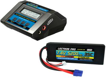 Common Sense RC PP-003 Power Pack 03 - ACDC-10A Charger 1 x 7.4V 5200mah 35C w EC3 Connector 2S5200-35E (PP-003)