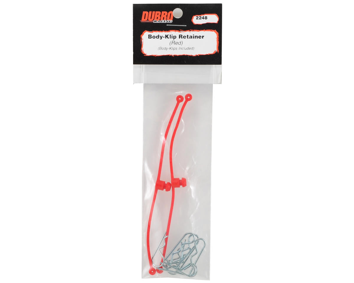 Body-Klip Retainers (2) (Red) Body Clips included DUB-2248