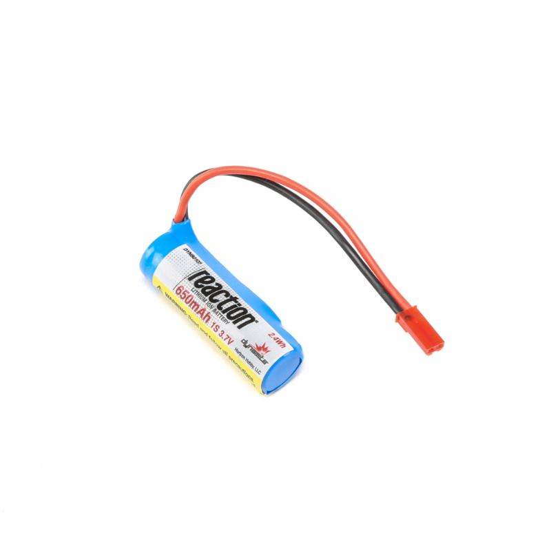 Dynamite B0107 3.7V 650mAh 1S Li-Ion PRB React 9 (B0107)