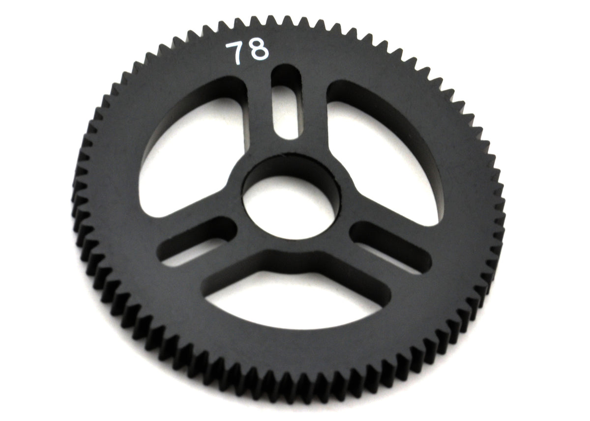 Exotek EXO1546 Flite Spur Gear 48P 78T, Machined Delrin for EXO Spur Gear Hubs