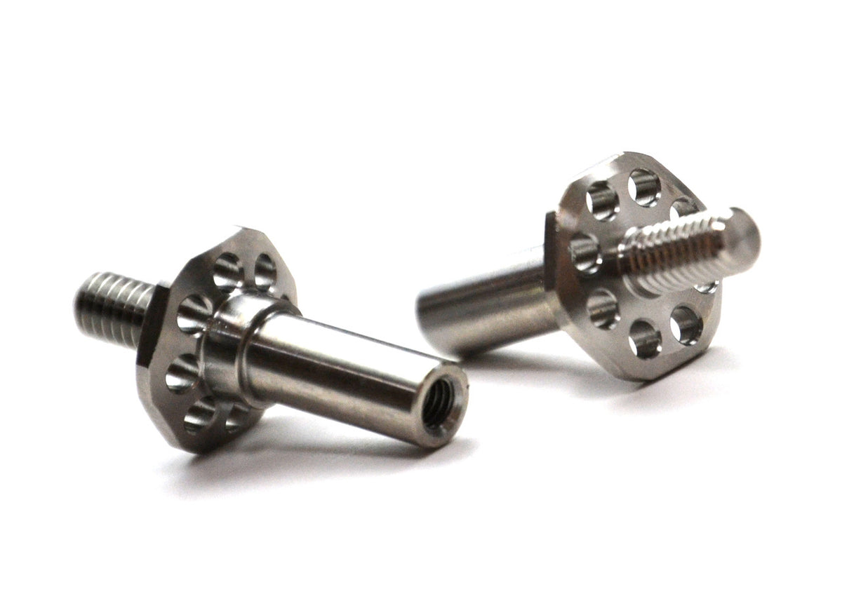 Exotek EXO1691 B6 Flite Front Axles, Titanium, for B6/B6D