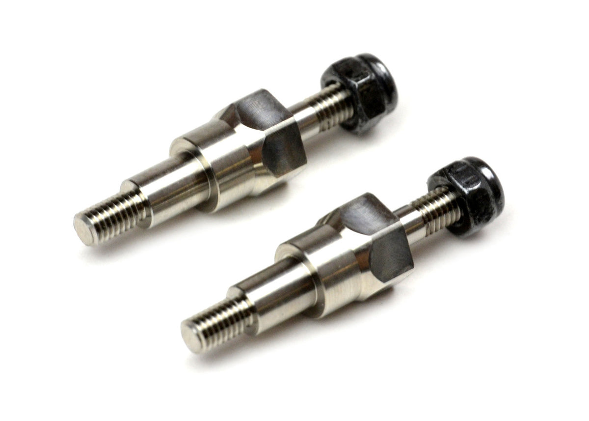 Exotek EXO1705 B6 Rear Titanium Quick Change Shock Posts, 1 pair