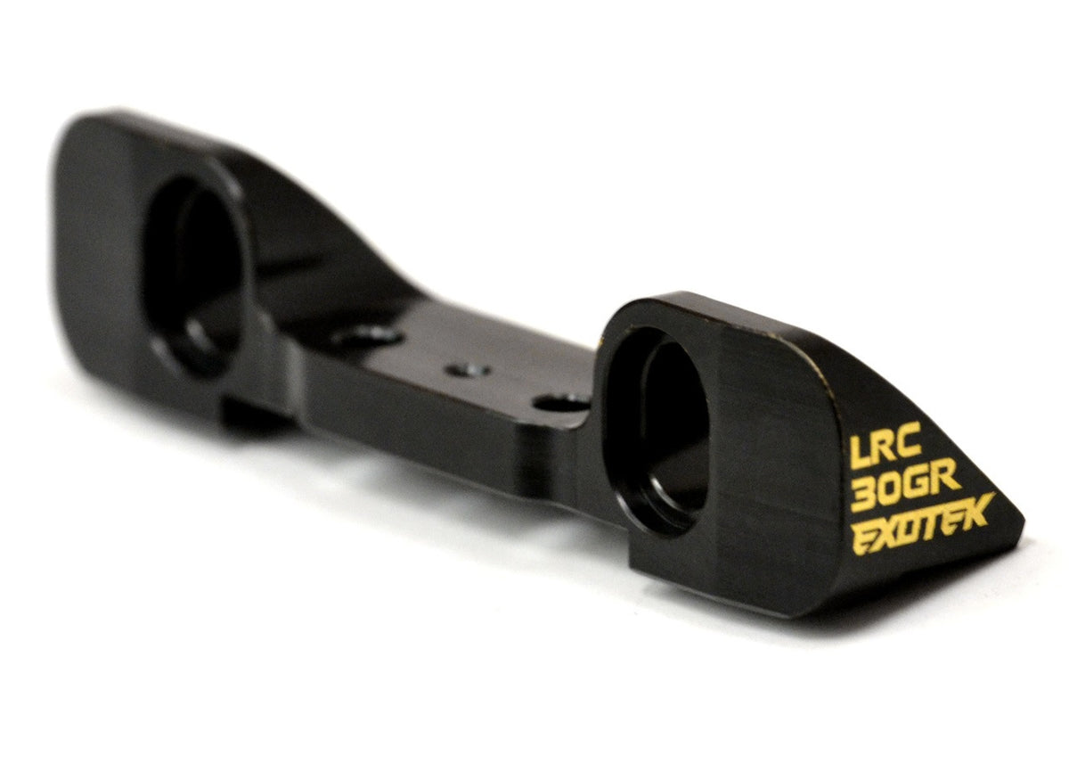 Exotek EXO1729 Brass Rear/Front LRC Hanger, Black, for TLR 22 4.0/3.0