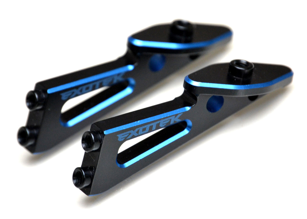 Exotek EXO1869 7075 Aluminum Wing Mounts, for Team Associated B6.1