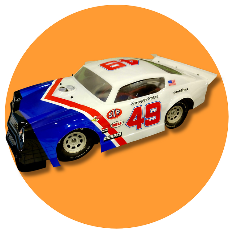 Shark RC Six Pack Body, w/ Chili Bowl Style Spoiler, clear