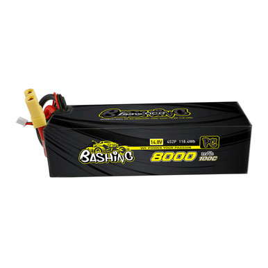 GA100C80004SEC5 Gens Ace Bashing Pro 14.8v 100C 4S 8000mah Lipo Battery Pack With EC5 Plug For Arrma