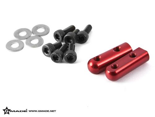 Gmade GM51126R Aluminum Servo Mount Red (2) (51126R)