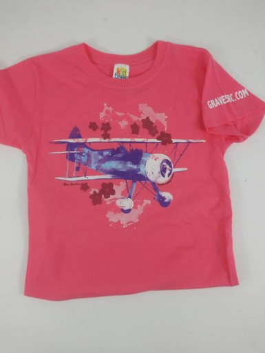 GVSGIRLS-C Graves RC Caribbean Biplane Shirt - Girls