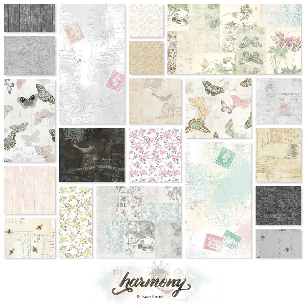 Clothworks - Harmony 2.5" Strip Roll by Katie Pertiet