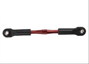 Traxxas 3738 Turnbuckle, aluminum (red-anodized), camber link, rear, 49mm (1) (assembled with rod ends & hollow balls) (See part 3741X for complete camber link set)