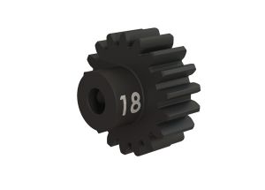 Traxxas 3948X Gear, 18-T pinion (32-p), heavy duty (machined, hardened steel)/ set screw