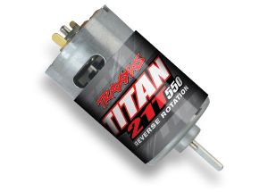 Traxxas 3975R Motor, Titan 550, reverse rotation ( 21-turns/ 14 volts) (1)