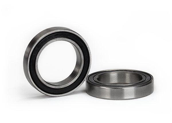Ball bearing, black rubber sealed (15x24x5mm) (2), TRA-5106A