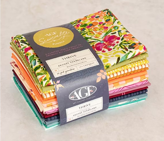 Art Gallery Fabrics - Thrive Fat Quarter Bundle Curated by Brooke Shankland 16 pcs