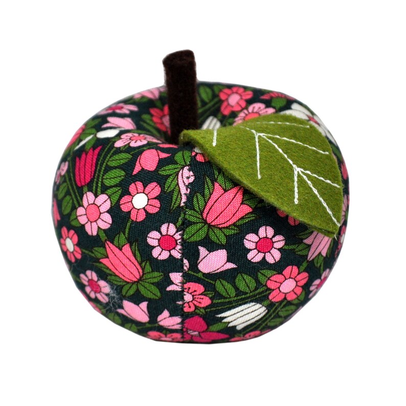 Liberty Fabrics Hampstead Meadow Apple Pin Cushion