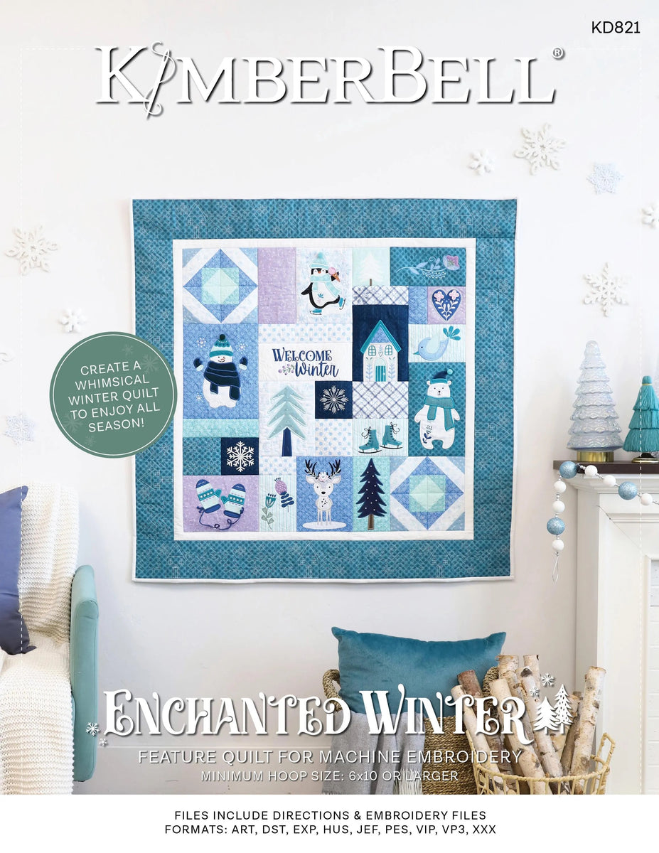 Enchanted Winter Machine Embroidery by Kimberbell