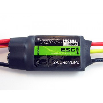 IND-C40A-ESC Cobra 40A ESC with 6A Switching BEC