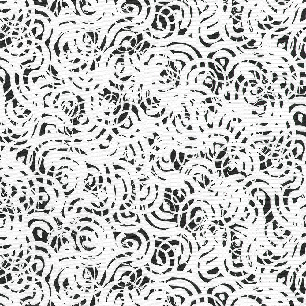 KAUFMAN - Inkwell by Studio RK - Swirls - White