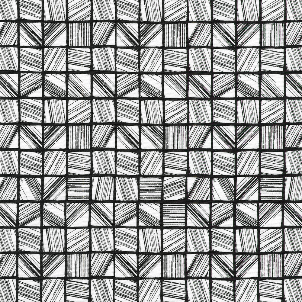 KAUFMAN - Inkwell by Studio RK - Square Tiles - White