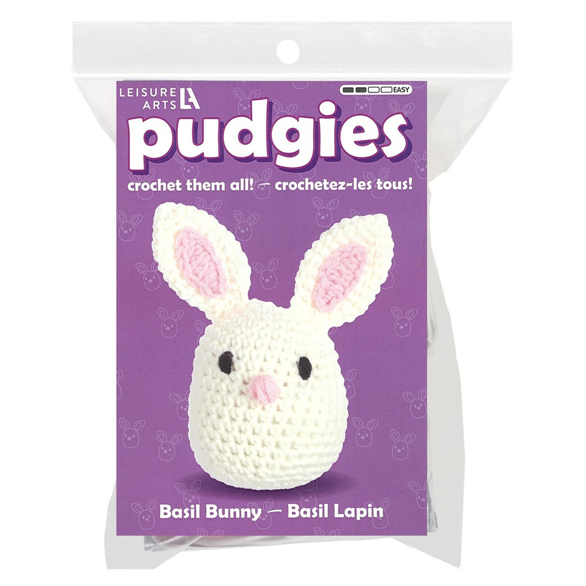 Leisure Arts Crochet Pudgies Bunny