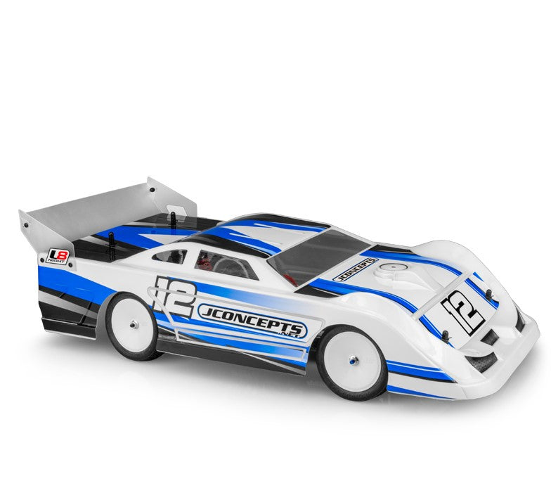 Jconcepts JCO0396 L8 night body-10.25" wide Late Model clear body