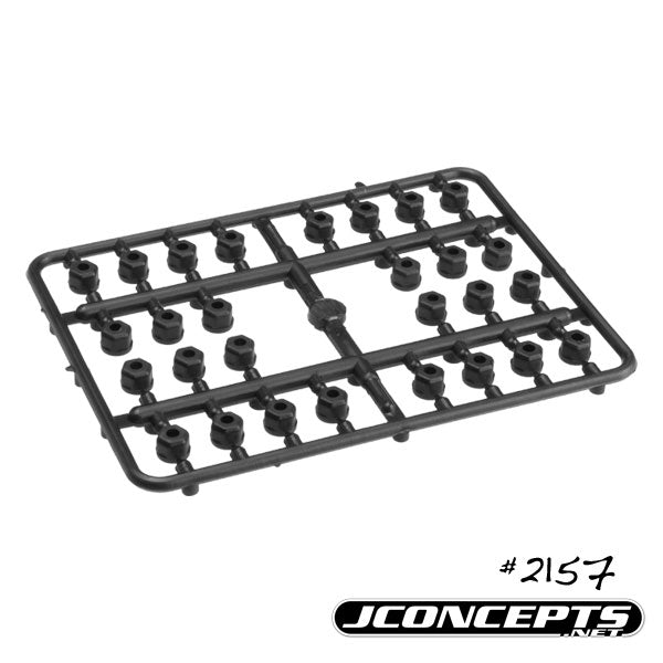 3MM PLASTIC NUT - 28PC.
