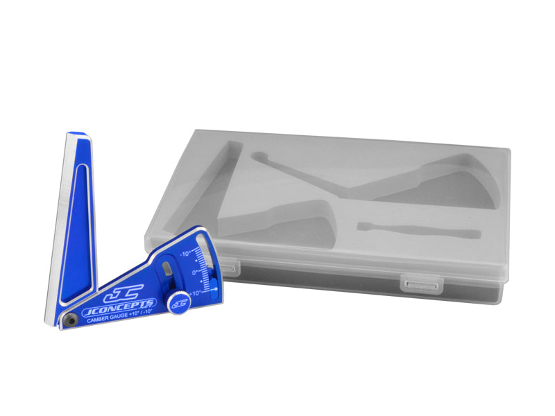 Jconcepts JCO22831 Aluminum Camber Gauge, 85mm, Blue